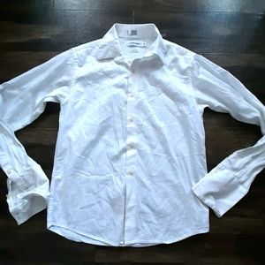 Calvin klein white slim fit top